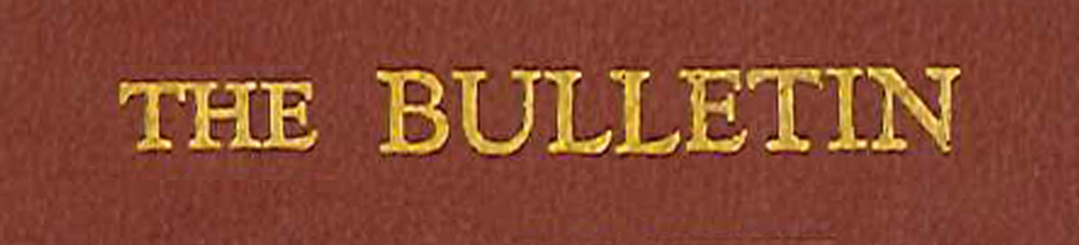 The Bulletin Header