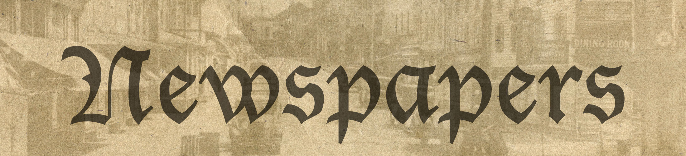 Newspapers Header